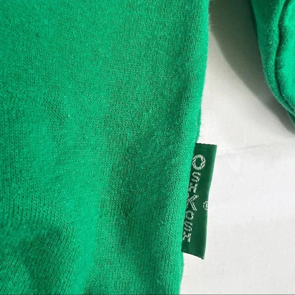 VTG Osh Kosh 80’s Kids Cardigan Green With Plaid Long Sleeve 5T Made In USA - Picture 5 of 7